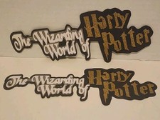 The Wizarding World Of Harry Potter Paper Scrapbook Embellishment Die Cut -2