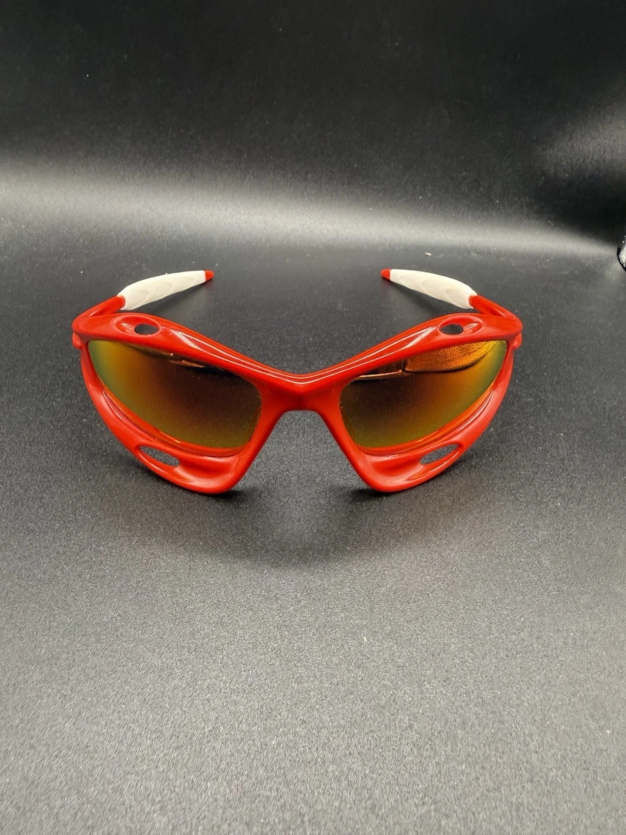 偏光未使用 OAKLEY オークリーRACING JACKET オレンジUSA Oakley Racing Jacket Sunglasses for Men for sale | eBay