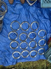 1955 Chevy Belair Nomad 210 150 Headlight Chrome Bezel Oem Single 1955 Chevy Belair Nomad 210 150 Headlight Chrome Bezel Oem Single