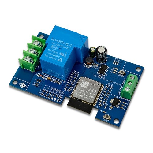 ESP32-WLAN-Relaismodul 2-Kanal 30A – Für Smart-Home, DC7-28V/5V, Arduino-kompatibel
