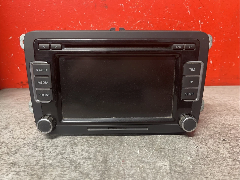 Autoradio CD Poste Auto Radio Origine Volkswagen Passat B7 3C8035195 SANS Code ❌ - Photo 2/4