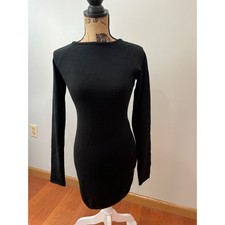 Cotton Candy LA Womens Little Black Dress Ties at Neck Sofia Style Size Medium