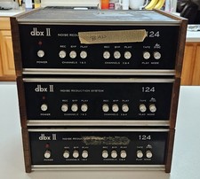 Lot Of Three (3) DBX II Model 124 Noise Reduc...