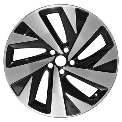 Wheel Gloss Black Painted and Machined Aluminum 6000 Alloy T6 310 Mpa or 45000