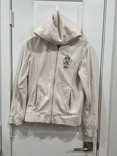 Disney Parks Minnie Mouse Cream Fleece Zip-Up Hoodie