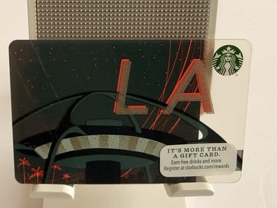 Starbucks Gift Card  2015 Los Angeles CA LAX Destinations New No Value