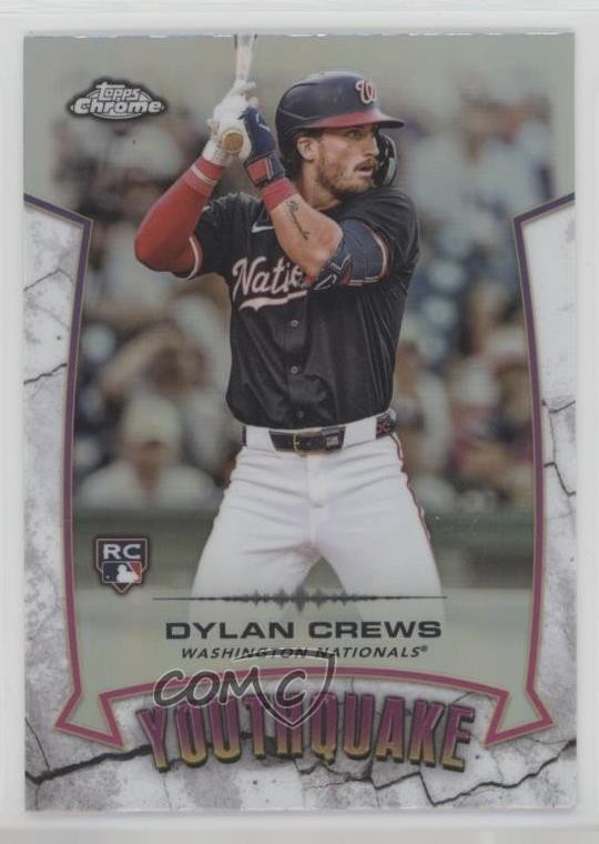 2025 Topps Chrome Youthquake Dylan Crews #YQ-50 Rookie RC 1io1