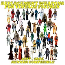 Vintage Star Wars Replacement Weapons Kenner 1977 - 85 Blaster Rifle Saber 3.75"