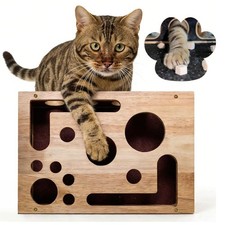 Cat Nail File Enrichment Puzzle Box Scratch Enrichment Cats Nail File Scratcher