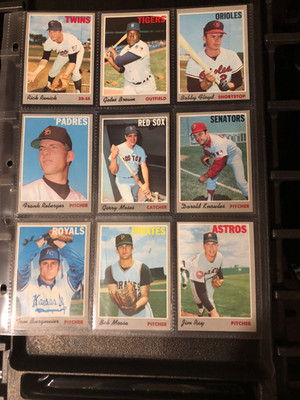 1970 Topps Baseball U Pick #1-525 Commons Exmt-Nrmt higher grade (See note below