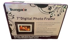 Sungale 7 inch Digital Desk Photo Frame CA700 Music Player Movie Player