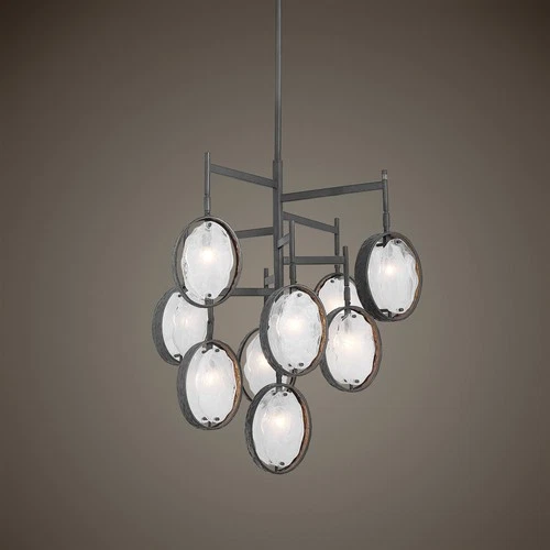Uttermost 21317 Maxin 9 Light 30"W Chandelier - Bronze - Picture 8 of 8