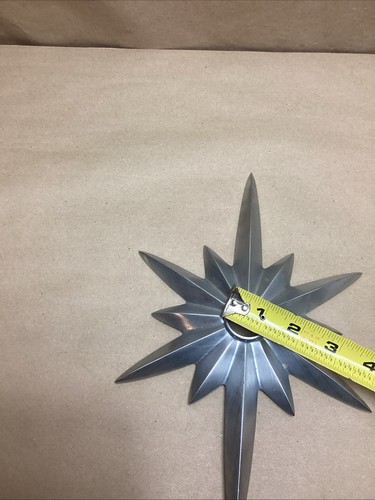 Perilla de puerta Starburst Starburst atómica antigua de colección escudo piezas de golpe EE. UU. - Imagen 5 de 5