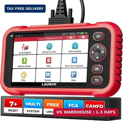 LAUNCH OBD2 Scanner CRP123I V3.0 Elite, 2026 Lifetime Free WiFi Update Scan Tool