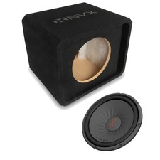 NVX NE122P Dual 12" Slot Ported 3/4" MDF Sub Enclosure w/ 12" Audio Subwoofer