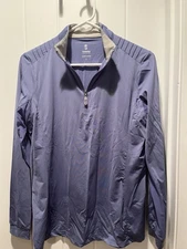 Tredstep Women’s Large Equestrian Shirt Blue, 1/4 Zip, Long Sleeve, Air Vents