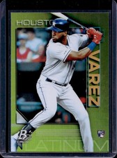 2020 Bowman Platinum Yordan Alvarez RC Chartreuse Rookie #100 Astros