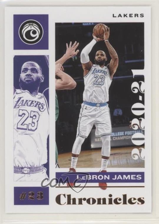 2020-21 Panini Chronicles Chronicles Bronze LeBron James #46 w5c
