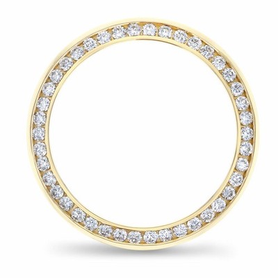 CHANNEL SET NATURAL DIAMOND BEZEL 1CT BEZEL FOR ROLEX 26MM 69163, 69173, 79163