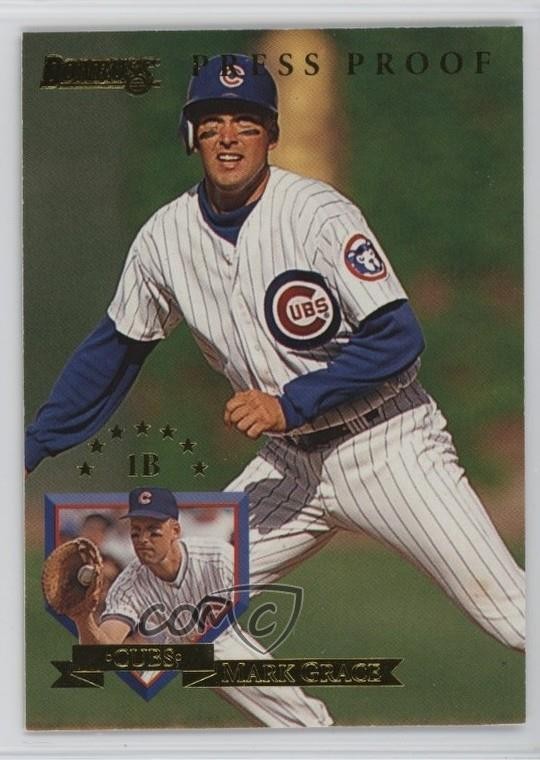 1995 Donruss Press Proof /2000 Mark Grace #519 6i8