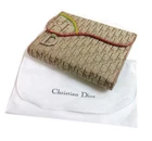 Authentic Christian Dior Trotter D notebook cover Canvas #9085