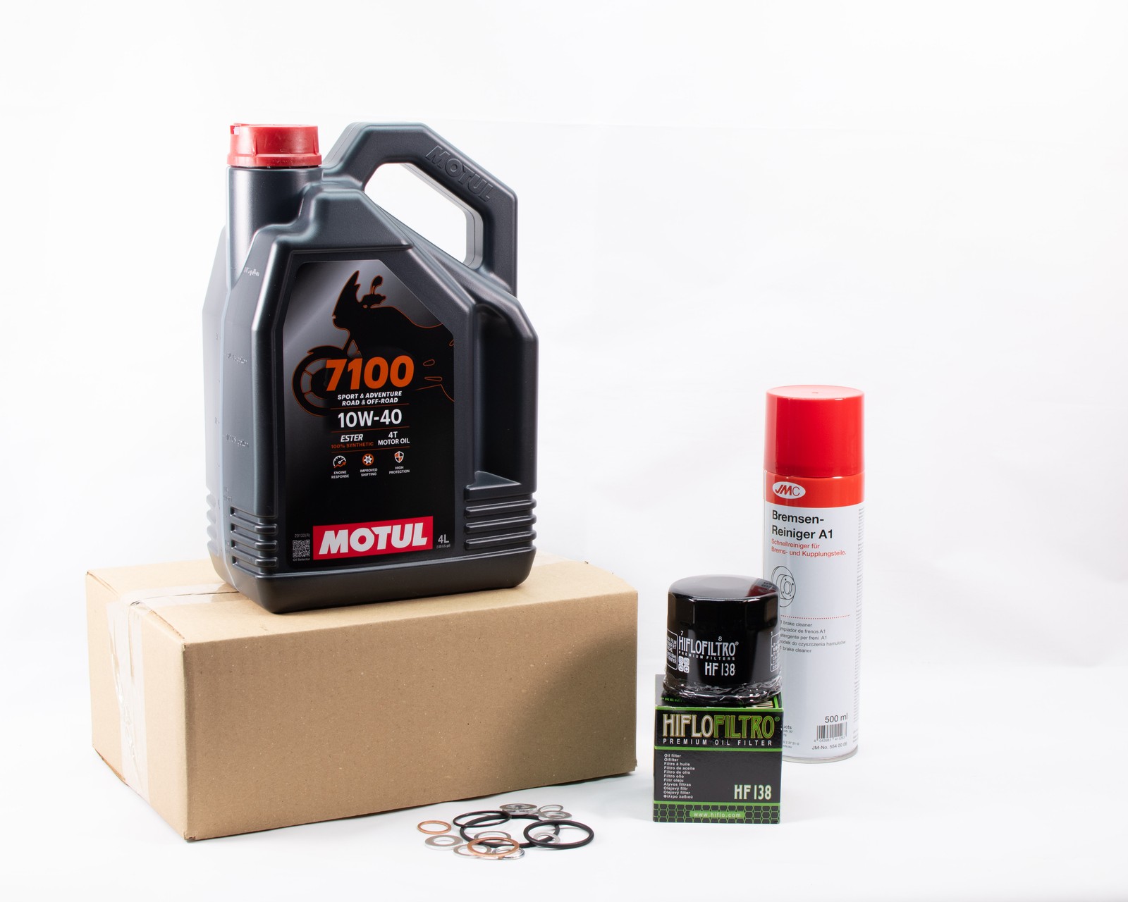 Kit vidange Suzuki V-Strom 800 2023 avec huile Motul 7100 10W40 et filtre
