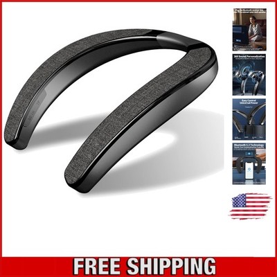 Ergonomic Bluetooth Neckband Speaker - 12 Hours Playtime, Perfect for Home