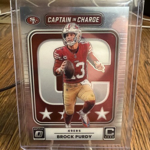 Brock Purdy [Gold] #1 2025 Panini Donruss Optic Captain in Charge card