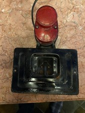 YAMAHA FS1E  YR3 YDS7 YDS6 YCS YAS1 USED UK REAR NUMBER PLATE BRACKET & LAMP OE 