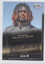2015 Sage Hit Auto Black Lorenzo Mauldin #A49 Auto 2u3