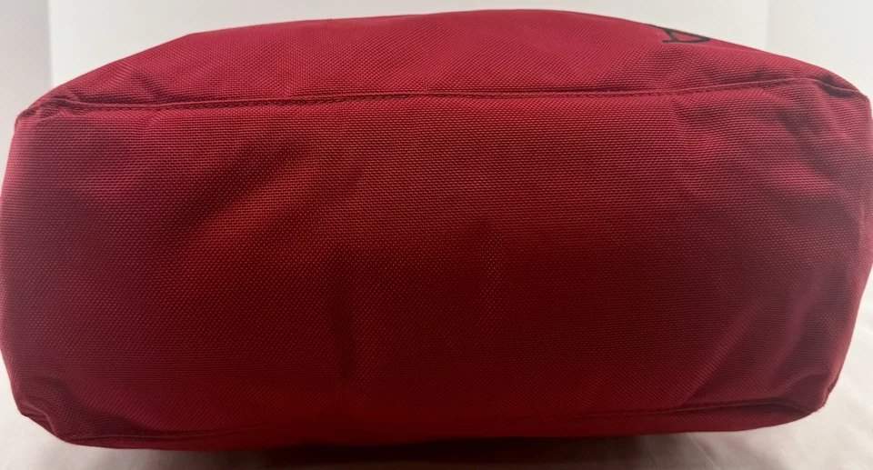 Bolso de Mano Grande Nautica Bolso de Hombro Laptop Rojo Negro Cierre de Cremallera 19" x 13" Usado en Excelente Condición Foto 4 de 4