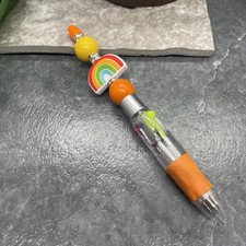 Handmade Silicone Bead  Rhinestone 5 Color Pen New Free Ship Rainbow B5965