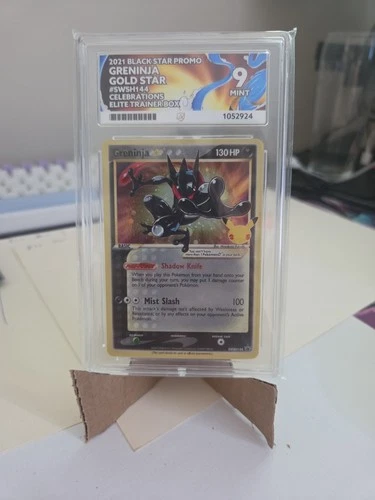 Pokémon TCG Greninja Gold Star SWSH144 Celebrations ACE 9 Mint