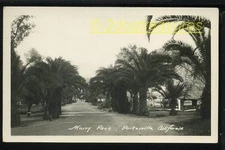 Rppc Murry Park Porterville Ca California Old Cars Shelter House More Tulare Cou