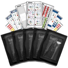 1NMORE Football Wristbands with Playbook System, Quarterback QB Wrist Coach...