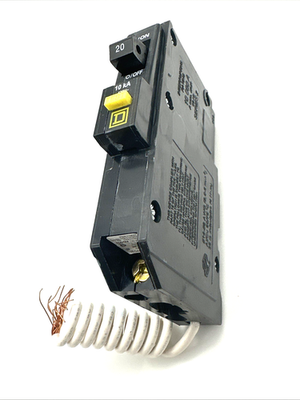 #ad Square D QO120GFI 20A 1 Pole GFCI Circuit Breaker 120V Plug In UL NEW $44.99