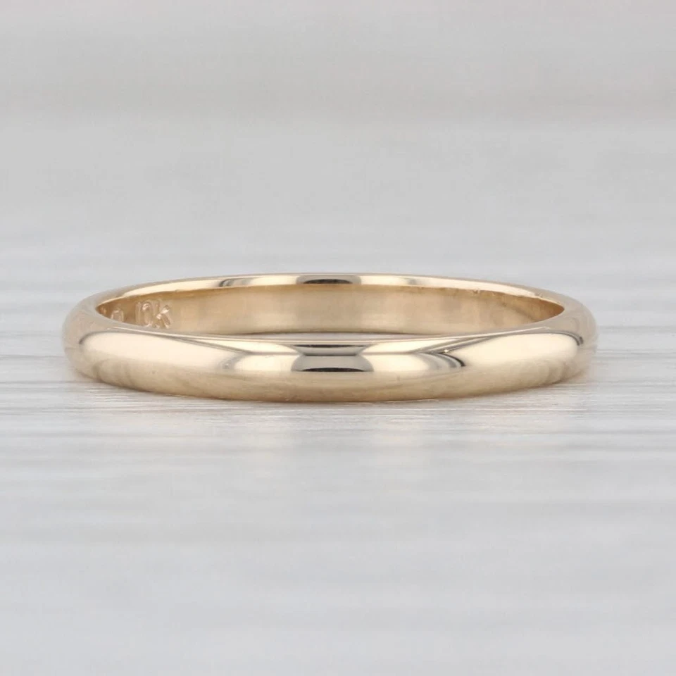Classic Gold Wedding Band 10k Yellow Gold Size 5 Ring - Image 3 of 4