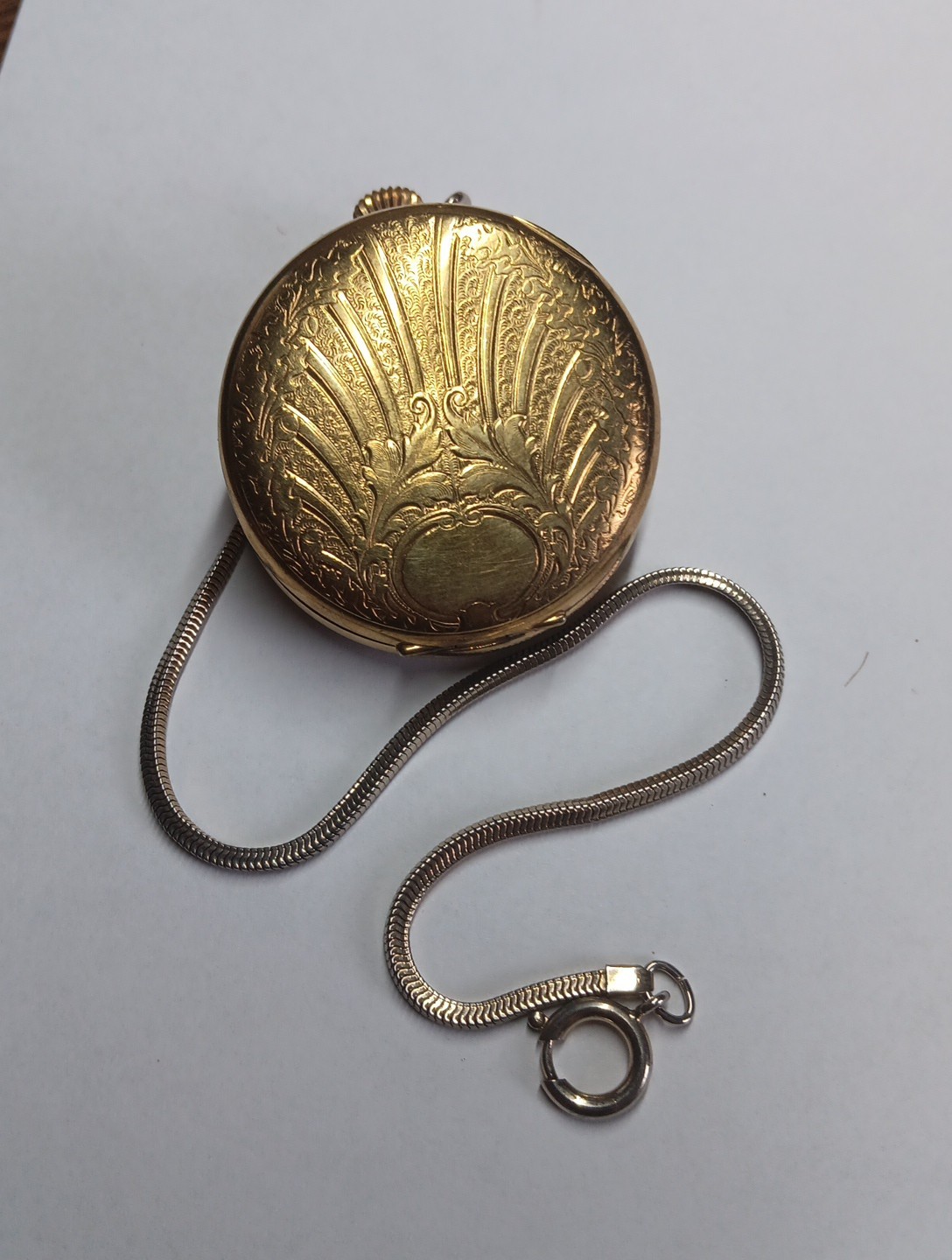 Vintage Arnex 17 Jewel Incabloc Mechanical Pocket Watch Working