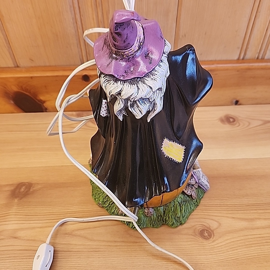 Vintage Byron Molds Ceramic Halloween Witch, Jack O Lantern, Cat