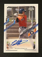 Colin Barber 2021 Topps Pro Debut Auto Astros