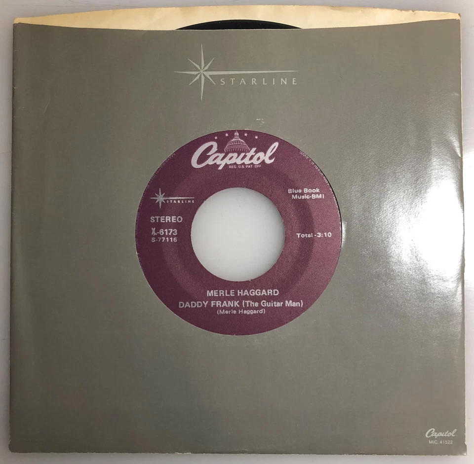 Merle Haggard / Okie From Muskogee / Capitol 45rpm / NM+ - Image 2 of 4
