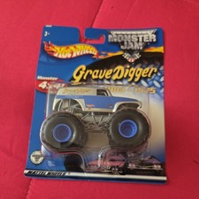 2000 Hot Wheels Monster Jam Blue And Silver Grave Digger 1:64 NEW
