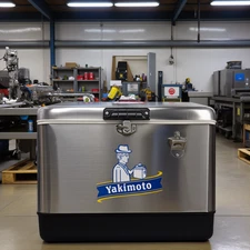 Yakimoto 54Qt Heavy Duty Insulated Cooler for use in workplaces-minor scratches