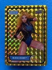 Black Canary 2023-24 Upper Deck DC Annual Backscatters Gold #B-6