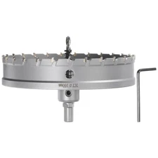 Metal Hole Saw  Carbide Cutter 160mm 6.3" Dia for Stainless Steel Metal