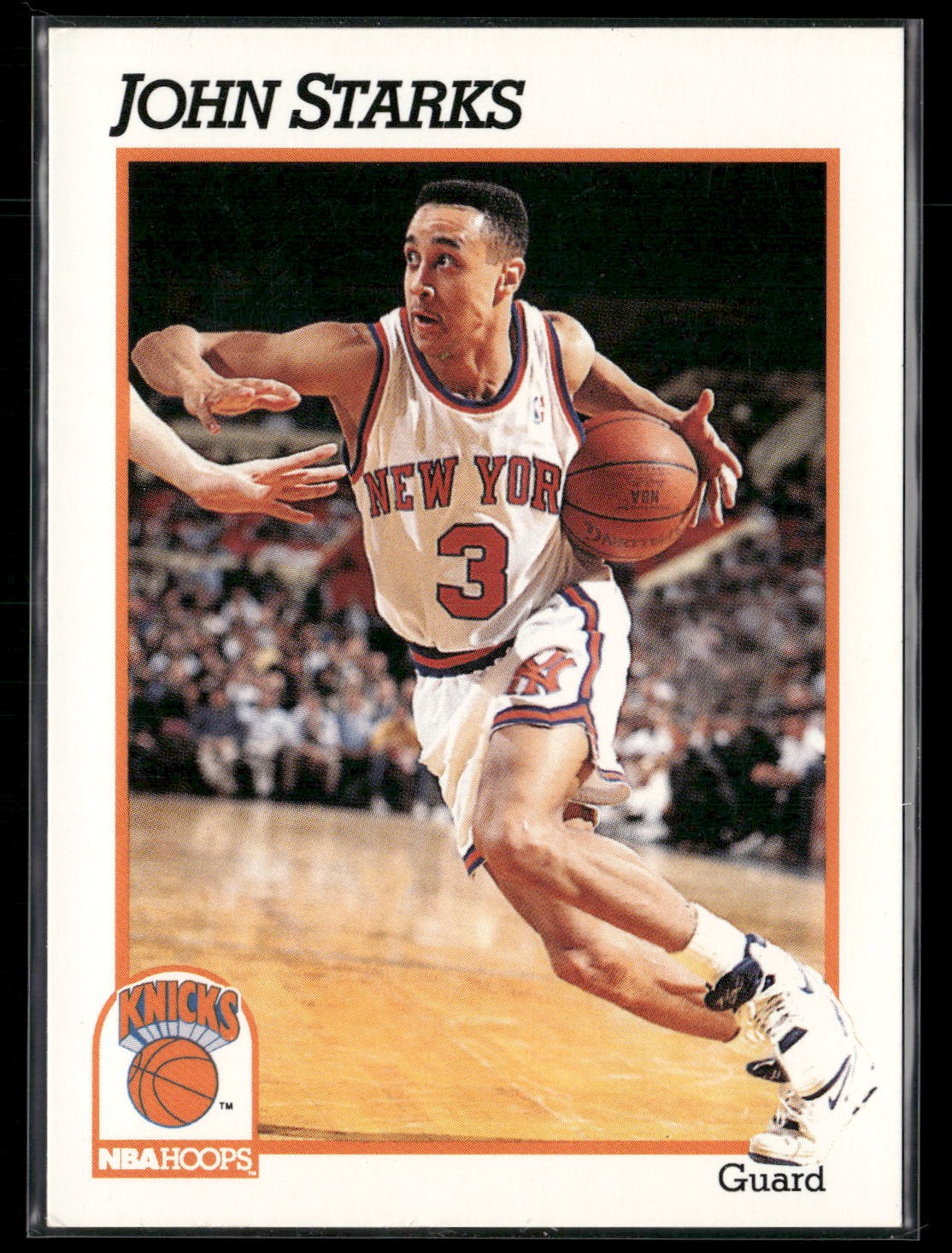 John Starks - 1991-92 Hoops #406 - New York Knicks