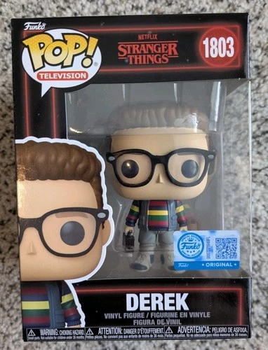 Stranger Things - Derek Turnbow Pop! Vinyl Figure (RS) #1803 - Delightful Derek