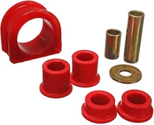 Energy Suspension 8.10104R Steering Rack Bushing Set Vehicle Specific Fit Red