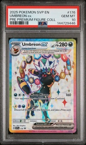 2025 POKEMON SVP ROMO PREMIUM FIGURE COLLECTION #176 UMBREON EX PSA 10