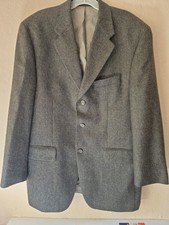 Ralph Ralph Lauren Tweed Wool Sport Coat Blazer Jacket 40R Charcoal  Brown